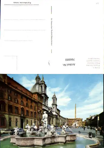 766880 Rom, Piazza Navona Rom Italy