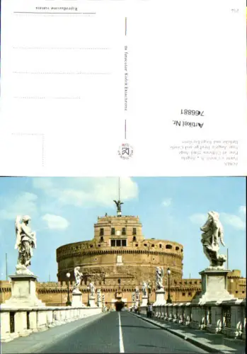 766881 Rom, Ponte e Castel S. Angelo Rom Italy