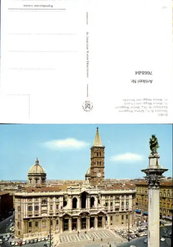 766884 Rom, Basilica di S. Maria Maggiore Rom Italy