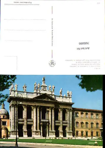 766886 Roma, Basilica di S. Giovanni in Laterano Città metropolitana di Roma Capitale Italy