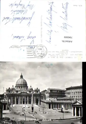766909 Vatikanstadt Piazza S. Pietro e Palazzi Vaticani Vatican City Vatikan