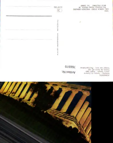 766970 Agrigento, Tempel von Juno Agrigento Italy
