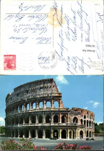767003 Rom Il Colosseo Rom Italy