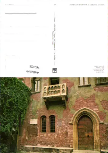 767026 Verona, Casa di Giulietta Provinz Verona Italy