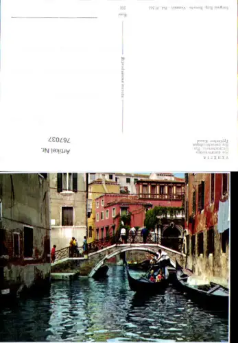 767037 Venezia Typischer Kanal Venedig Italy
