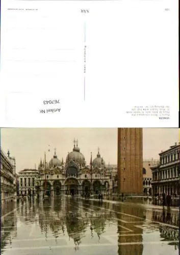767043 Venezia Piazza S. Marco con acqua alta Città metropolitana di Venezia Italy