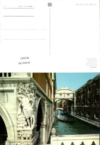 767047 Venedig Ponte dei Sospiri Venedig Italy