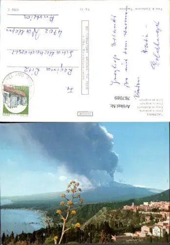 767089 Taormina, Etna im Ausbruch Città metropolitana di Messina Italy