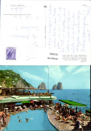 767095 Capri, Piscina e Canzone del mare Neapel Italy