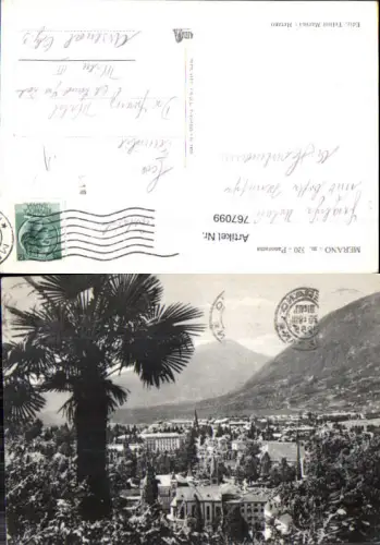 767099 Merano Panorama Bezirksgemeinschaft Burggrafenamt Italy