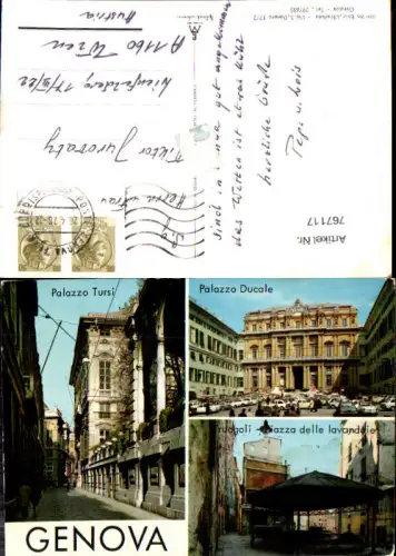 767117 Genova Palazzo Tursi Palazzo Ducale Piazza delle lavandelle Genua Italy