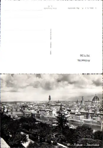 767136 Firenze Panorama Florenz Italy