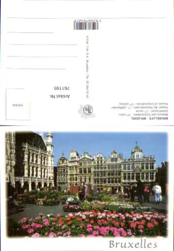 761195 Bruxelles Häuser der Korporationen Region Brüssel-Hauptstadt Belgium
