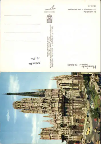 761252 Rouen La cathédrale Département Seine-Maritime France