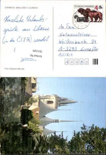 761220 Louny, Chrám sv. Mikuláše Okres Louny Czech Republic
