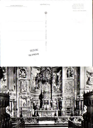 761235 Certosa di Pavia L'altare del Coro Provinz Pavia Italy