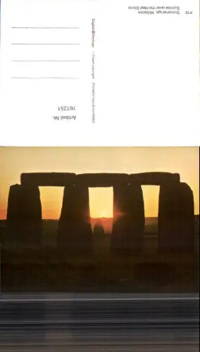 761251 Stonehenge, Sunrise over the Heel Stone Wiltshire United Kingdom
