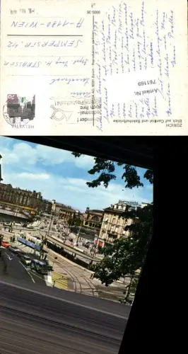 761169 Zürich Central Bahnhofbrücke VW Bully Switzerland