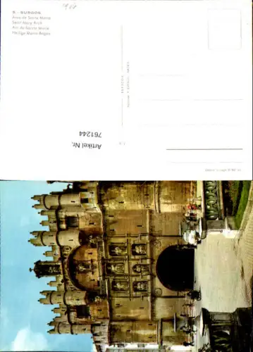 761244 Burgos Arco de Santa Maria Provinz Burgos Spain