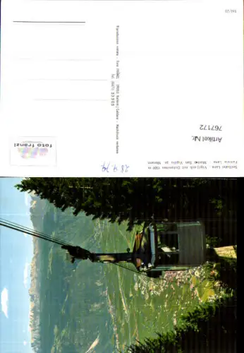 767172 Lana Seilbahn Vigiljoch Burggrafenamt Italy