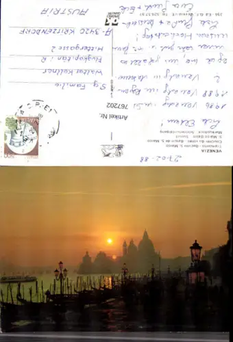 767202 Venezia Tramonto Bacino S. Marco Metropolitan City of Venice Italy