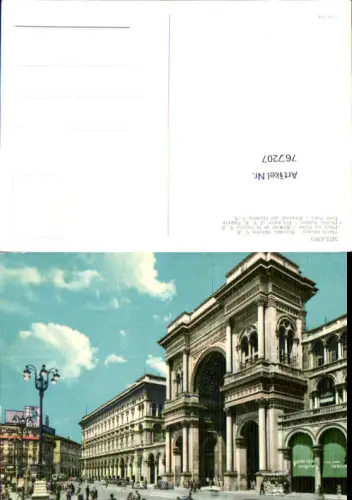 767207 Milano Piazza Duomo Mailand Italy