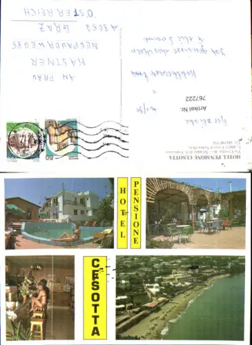 767222 Forio d'Ischia Spiaggia di S. Francesco Hotel Pensione Cesotta Neapel Italy