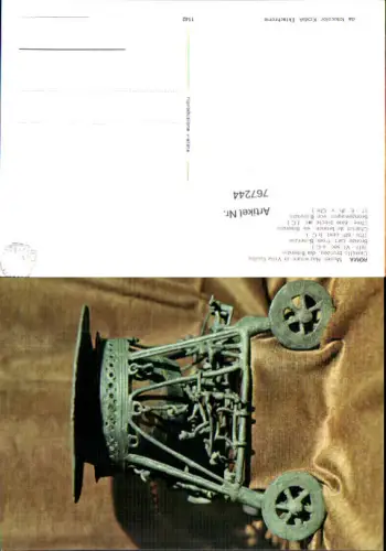 767244 Rom Museo Nazionale di Villa Giulia Carrello bronzeo da Bisenzio Rom Italy