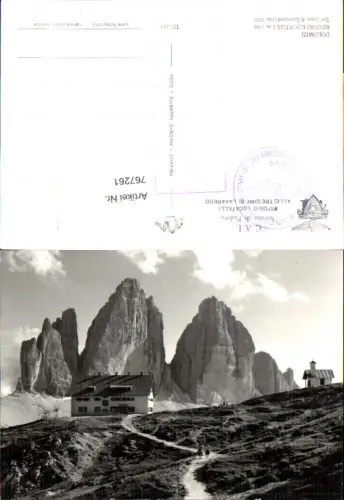767261 Rifugio Locatelli Tre Cime di Lavaredo Sexten Bozen - Südtirol Italy