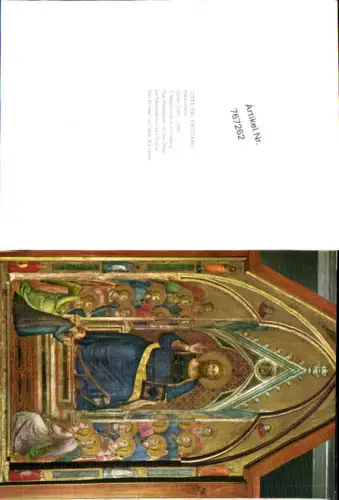 767262 Citta' del Vaticano Giotto Der Erlöser auf dem Throne Vatican City vatikan