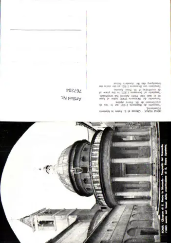 767304 Roma Chiostro di S. Pietro in Montorio, Tempietto del Bramante Rom Italy