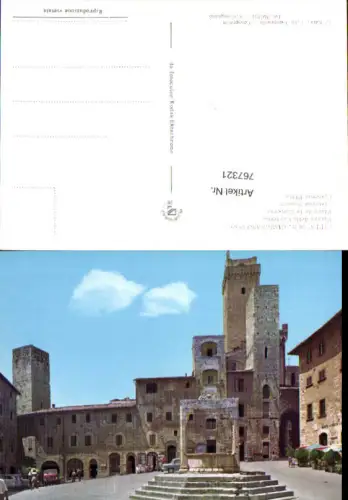 767321 San Gimignano Piazza della Cisterna Provinz Siena Italy