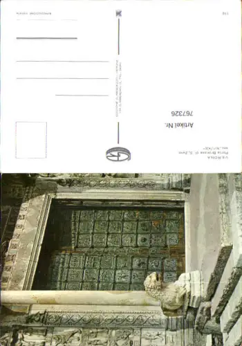 767326 Verona Porta Bronzea di S. Zeno Provinz Verona Italy