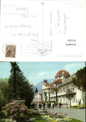 767336 Meran Passeggiata e Casino Bez. Burggrafenamt Italy