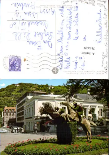 767339 Meran Blumenbeet der Kurpromenade Bez. Burggrafenamt Italy