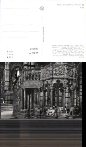 761343 Siena Opera Metropolitana Interno del Duomo Il Pulpito Nicolo Pisano Provinz Siena Italy