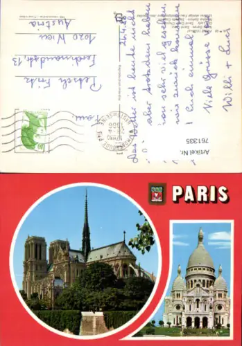 761335 Paris Notre Dame Sacré-Cœur Paris France