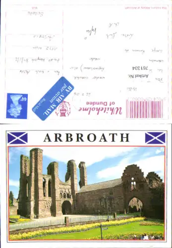 761334 Arbroath The historic Abbey Angus United Kingdom