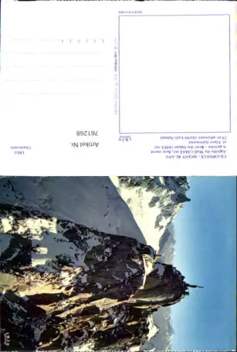 761268 Chamonix Mont-Blanc Aiguille du Midi Haute-Savoie Alpes italiennes France