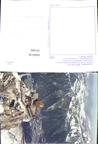 761269 Chamonix Mont Blanc Aiguille du Midi Arrondissement de Bonneville France