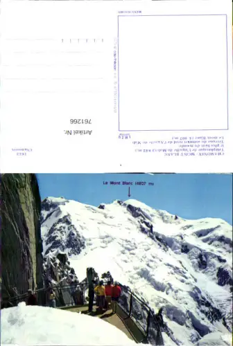 761266 Chamonix Mont Blanc Aiguille du Midi Département Haute-Savoie Les Alpes France