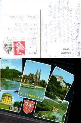 761408 Regensburg, Befreiungshalle Dom St. Peter Walhalla Stadt Regensburg