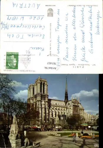 761407 Paris Notre-Dame - Square Viviani Paris France