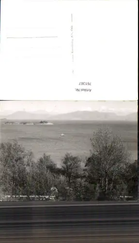 761367 Os pr. Bergen, Utsikt fra Solstrand hotell Fylke Vestland Norway