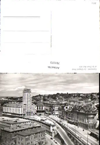 761373 Lausanne Le Grand Pont et la Tour Bel Air Waadt Switzerland