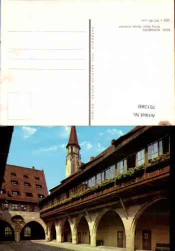 761388 Nürnberg Heilig-Geist-Spital, Innenhof Nürnberg