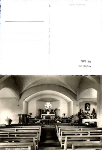 761385 Orbe L'église catholique Waadt Switzerland