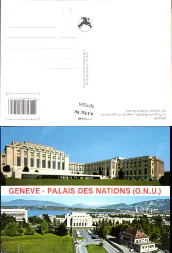 761526 Genf Palais des Nations (O.N.U.) Genf Switzerland