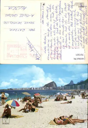 761501 Rio de Janeiro Copacabana Beach Strandleben Brazil