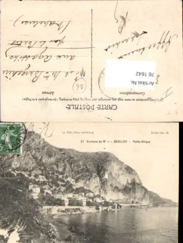 761642 Beaulieu, Petite-Afrique, Environs de Nice Arrondissement de Nice France, La Côte d'Azur